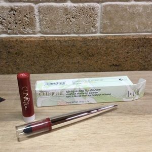 New Clinique Pop Lip Shadow - Crimson Pop